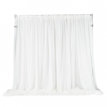 white banjo drape