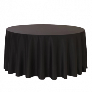 black table cloth