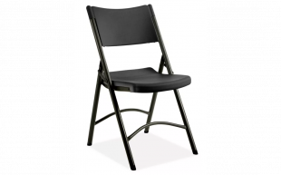 Black Plastic Folding Chair